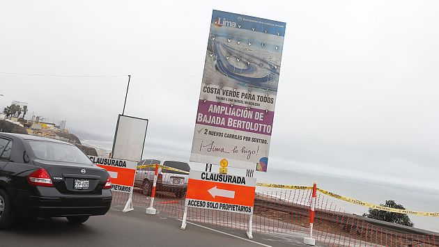 Señalan que accesos a las playas están bloqueados por las obras. (Mario Zapata)
