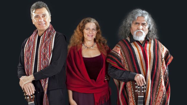 ‘Manuelcha’ Prado, Javier Echecopar y Pepita García Miró juntos en concierto. (USI)