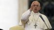 Papa Francisco lamentó asesinato de 43 estudiantes mexicanos