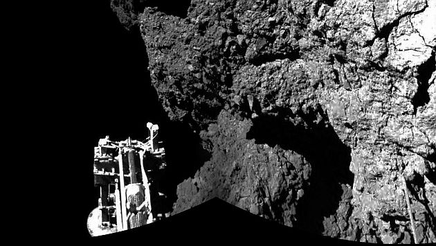 Philae detectó moléculas orgánicas en cometa  67P/Churyumov-Gerasimenko. (AP)