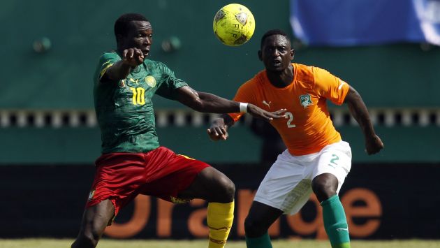 Costa de Marfil y Camerún clasificaron a Copa Africana en polémico partido. (Reuters/YouTube)