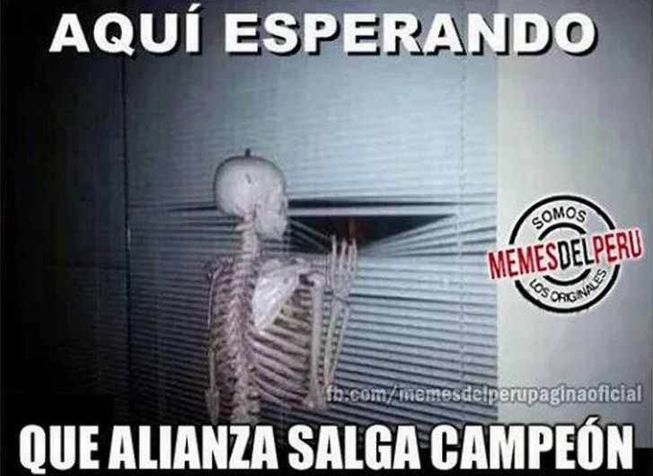 Alianza se aleja del título del Clausura. (Memes del Perú)