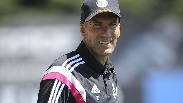 Zinedine Zidane dirigirá desde el banco el partido contra Tudelano. (AFP)