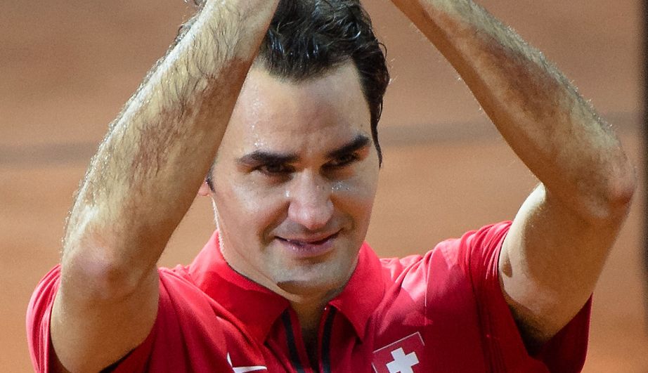 Roger Federer dio el 3-1 a Suiza. (AFP)
