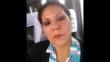 Dina Páucar sufrió accidente automovilístico en La Libertad