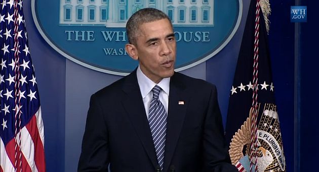 Ferguson: Barack Obama llamó a la calma tras decisión de no acusar a policía que mató a Brown. (White House/YouTube)