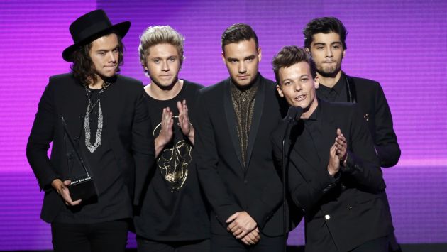 One Direction: Integrantes de la boy band se impusieron en la gala. (Reuters)