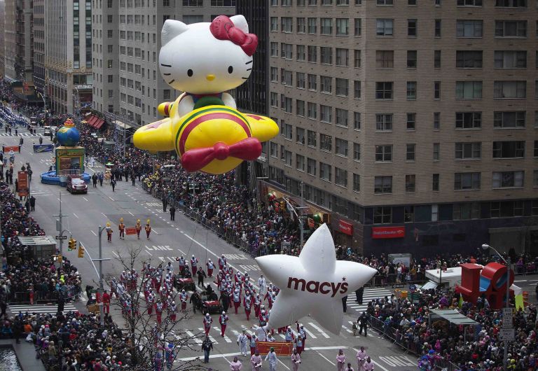 Desfile de Macy’s recorre calles de Nueva York. (Reuters)