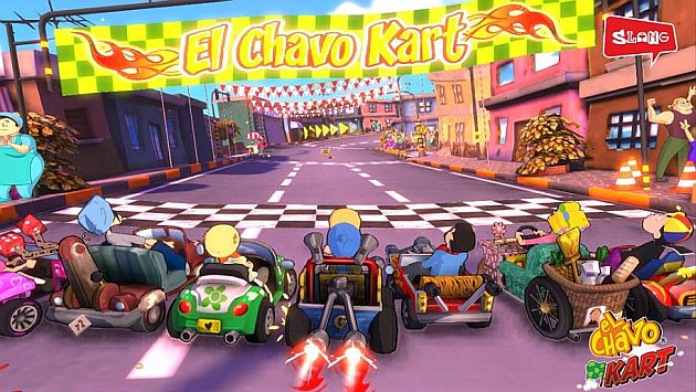 Videojuego ‘El Chavo Kart’ fue lanzado este año. (Captura)