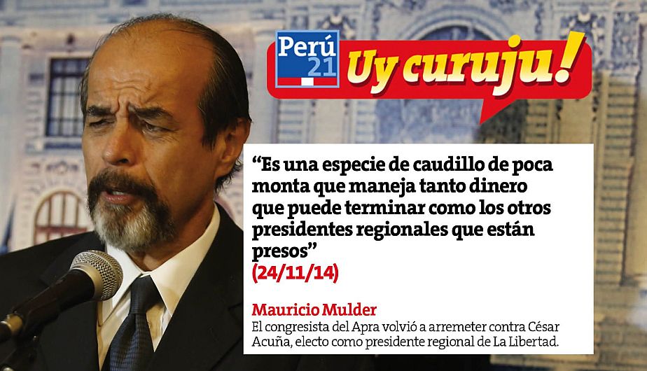 Mauricio Mulder volvió a arremeter contra César Acuña. (Perú21)