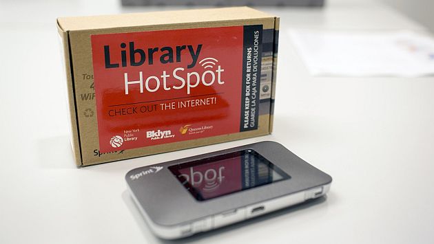Así serán las unidades wifi que entregarán en bibliotecas de Nueva York. (The Wall Street Journal)