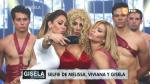 Gisela Valcárcel, Melissa Loza y Viviana Rivas Plata se tomaron un selfie. (Canal 4)