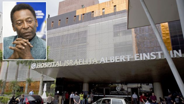 Pelé está internado en Hospital Albert Einstein desde la semana pasada. (EFE/AFP)