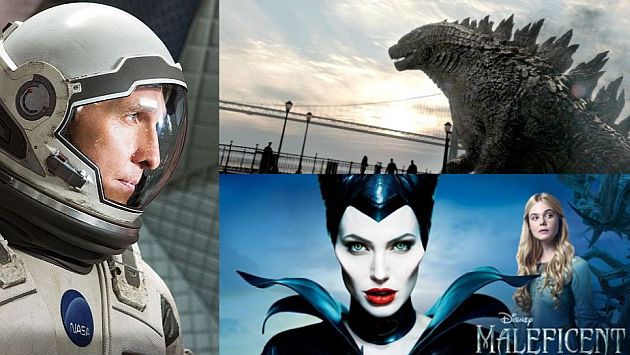 Interstellar fue preseleccionada con otras 9 cintas, entre ellas Maléfica y Godzilla. (AP)