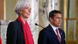 Lagarde, jefa del FMI: ‘Economía peruana prosperará pese a desaceleración’