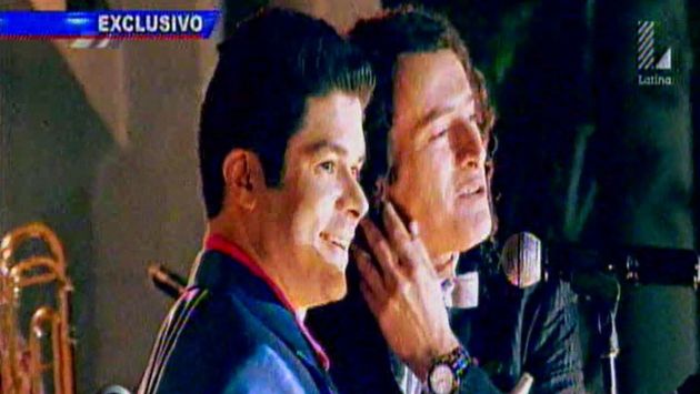 Rodó con Carlos Alcántara.  (Captura de TV)