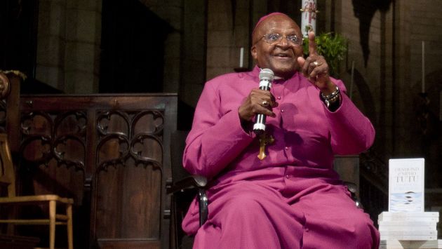 Desmond Tutu será atendido por cáncer de próstata. (AFP)