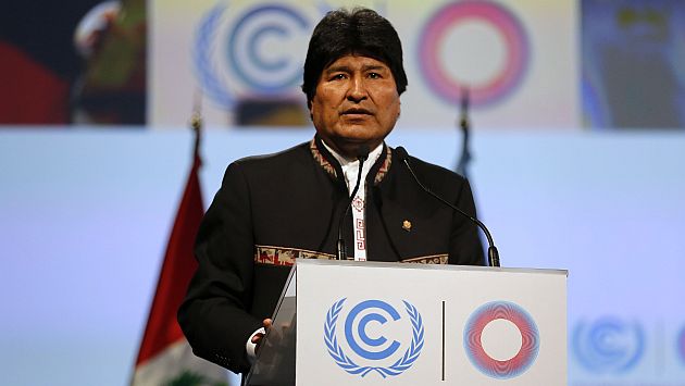 Evo Morales pidió usar la sabiduría indígena en la COP20. (Reuters)