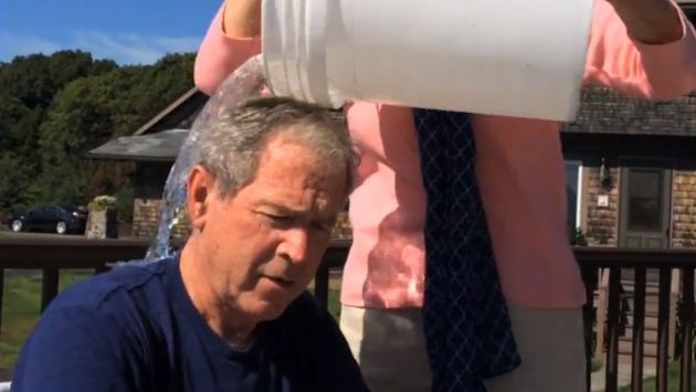 El video de George W. Bush fue el más visto. (Facebook)