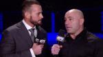 CM Punk (izq.) prometió luchar en 2015. (UFC/YouTube)
