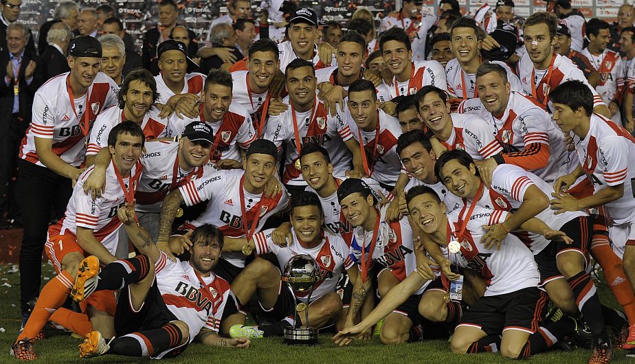 River Plate ganó 2-0 a Atlético Nacional y es campeón de la Sudamericana. (AFP)