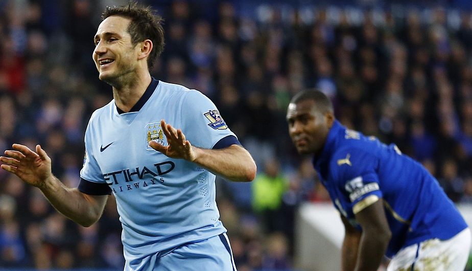 n solitario tanto de Frank Lampard dio el triunfo al Manchester City. (Reuters)