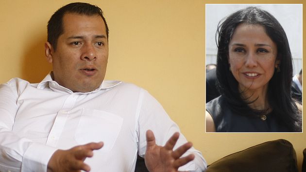 Christian Salas a favor de que Nadine Heredia responda ante el Congreso. (Roberto Cáceres)