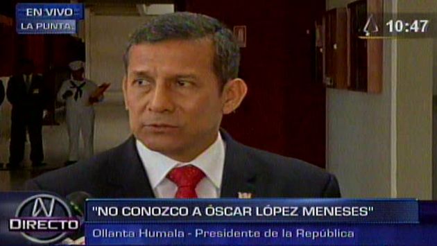 Humala volvió a criticar el trabajo de la comisión. (Canal N)