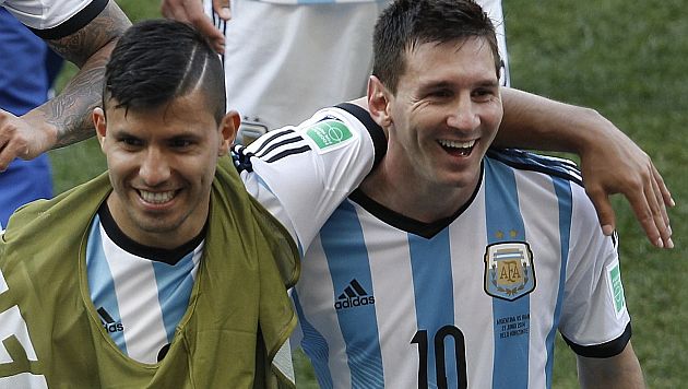 Messi y Agüero son compañeros en la selección argentina. (Facebook/Lionel Messi)