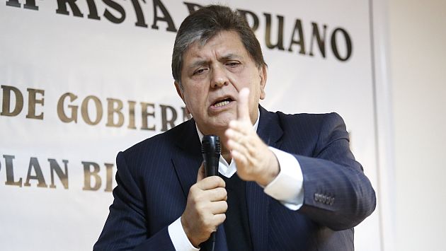 Alan García criticó al Gobierno por el nuevo régimen laboral juvenil. (Luis Gonzales)