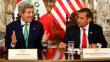 John Kerry resaltó avance del Perú en la lucha antidrogas