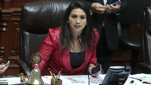 La oposición presentará este lunes una moción de censura contra toda la Mesa Directiva que preside Solórzano. (Nancy Dueñas)