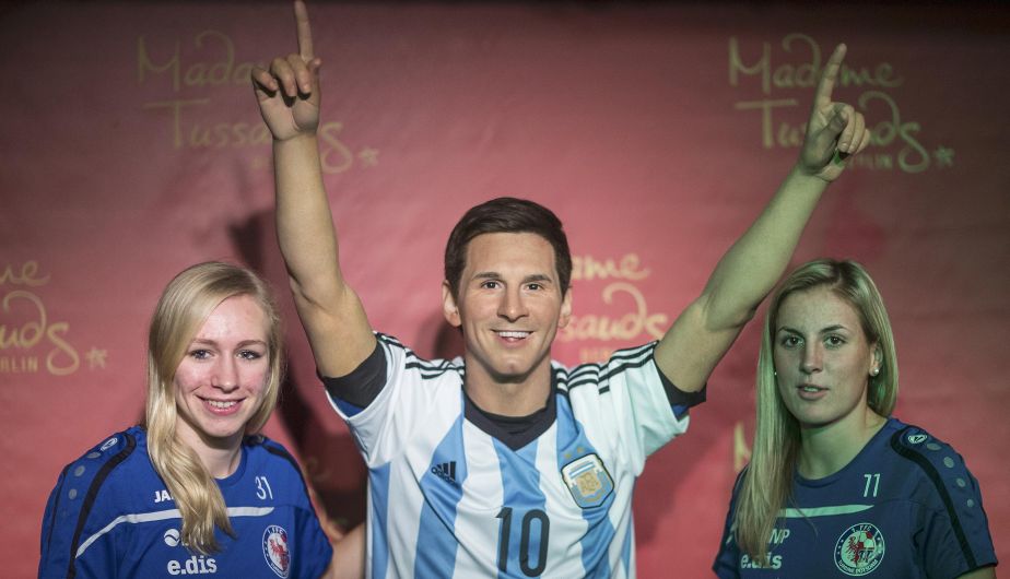 Lionel Messi quedó inmortalizado en el Museo Madame Tussauds de Berlín. (Reuters)