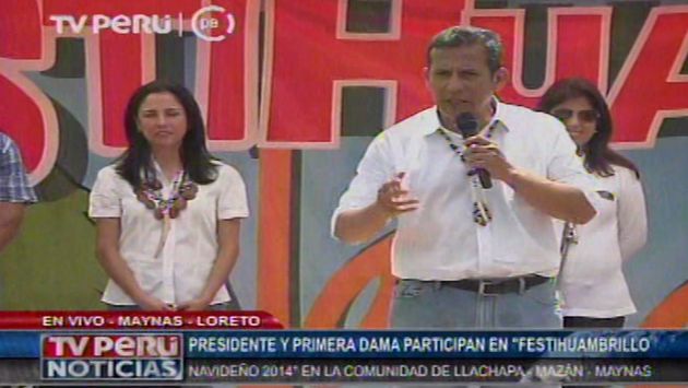 Ollanta Humala defendió la ‘Ley Pulpín’. (TVPerú)