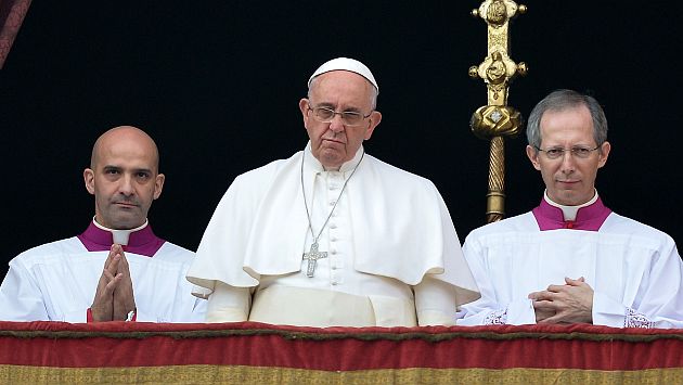 Papa Francisco pronunció su tradicional discurso por Navidad. (AFP)