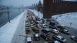 Rusia: Caos en Moscú por fuerte tormenta de nieve [Fotos]