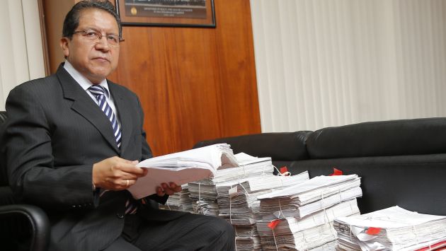 Fiscal Pablo Sánchez dijo que tiene listo un plan de trabajo. (Luis Gonzales/Perú21)