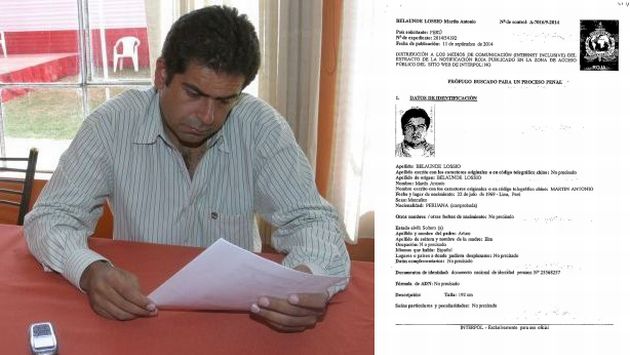 El 19 de noviembre último, Perú21 mostró un documento de la Interpol en el que se pedía su captura internacional. (Perú21)