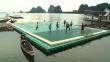Tailandia: Isla de Panyee cuenta con una cancha de fútbol flotante [Video]