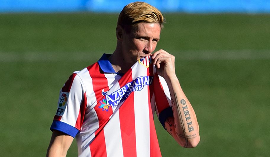 Fernando Torres fue presentado por el Atlético de Madrid. (AFP)
