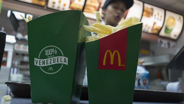 McDonald’s ofrece yucas fritas en vez de papas fritas. (Reuters)