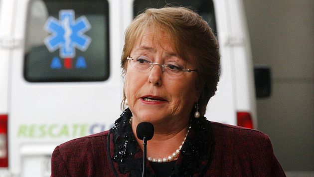 Michelle Bachelet tiene 53% de desaprobación . (EFE)