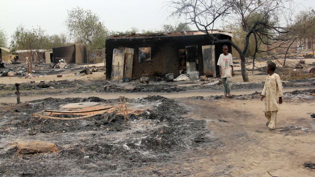 Incendiaron localidades. (AFP)