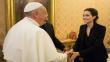 Angelina Jolie se reunió con el papa Francisco en el Vaticano