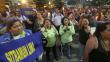 Luis Castañeda: Trabajadores despedidos por su gestión realizaron plantón

