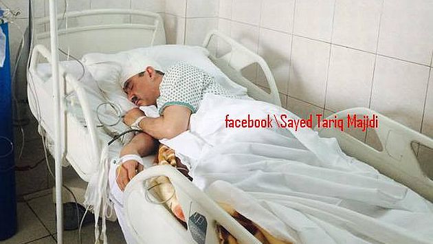 Yousuf Kargar está estable y recuperándose en un hospital de Afganistán. (Facebook Sayed Tariq Majidi)