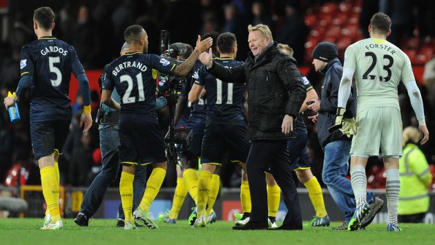 Southampton le robó al United el tercer lugar de la Premier League. (AFP)