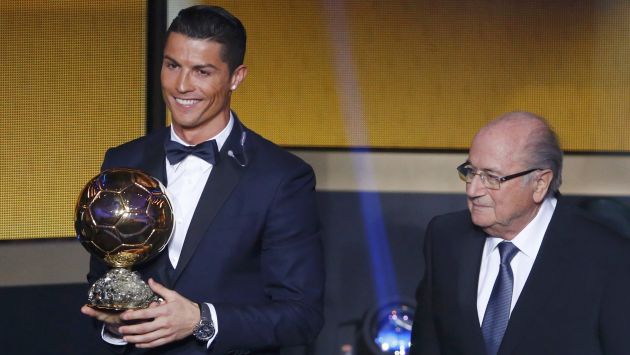 Cristiano Ronaldo ganó su tercer Balón de Oro. (Reuters)