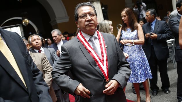 MANO DURA. El fiscal de la Nación interino, Pablo Sánchez, viene revisando todos los actos de Ramos Heredia. (César Fajardo)