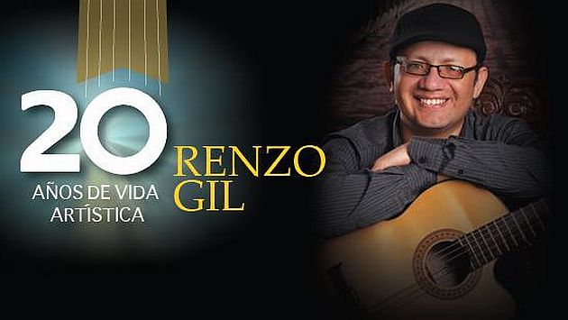 Renzo Gil hará un repaso por sus 20 años de trayectoria artística con un gran concierto. (Difusión)